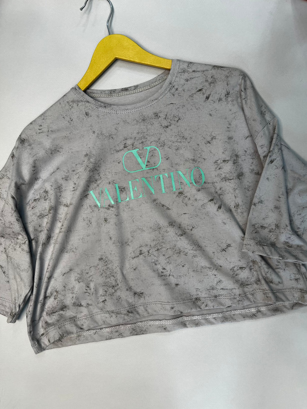 تیشرت کراپ دخترانه در چند طرح🧸